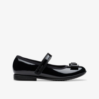 Clarks Smart Buy / Finja Tap Kid Black Patent