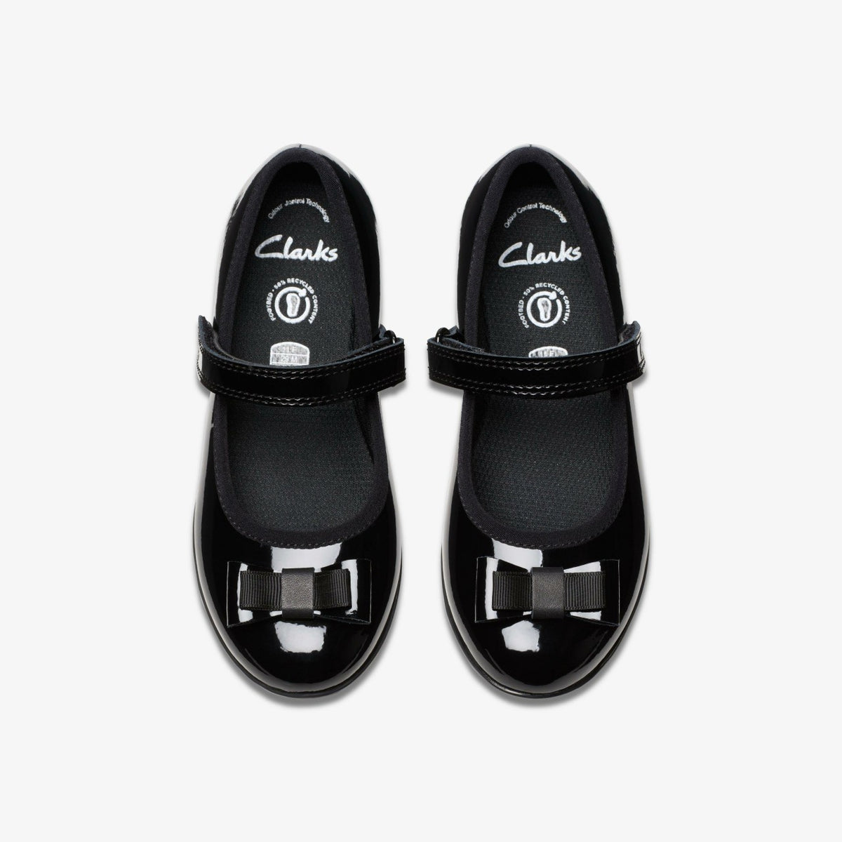 Clarks Smart Buy / Finja Tap Kid Black Patent