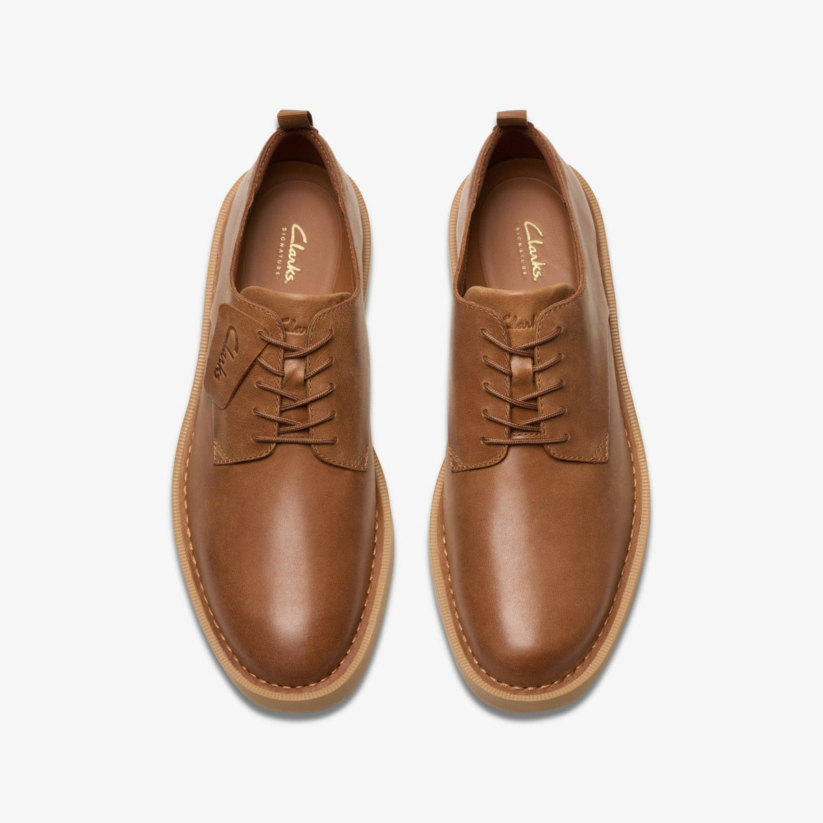 Clarks Best Price / Martock Lace Tan Leather
