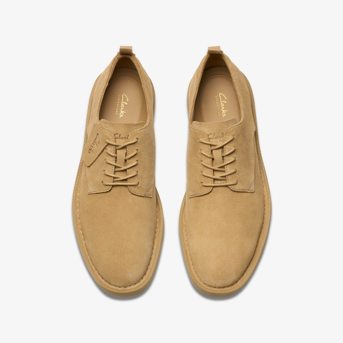 Clarks Quality / Martock Lace Dark Sand Suede