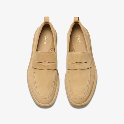 Clarks Featured / Martock Lo Dark Sand Suede