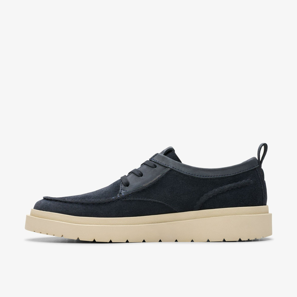 Clarks Top Pick / Polden Moc Navy Suede