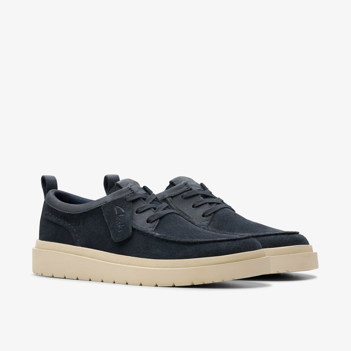 Clarks Top Pick / Polden Moc Navy Suede