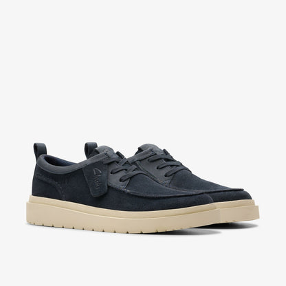 Clarks Top Pick / Polden Moc Navy Suede