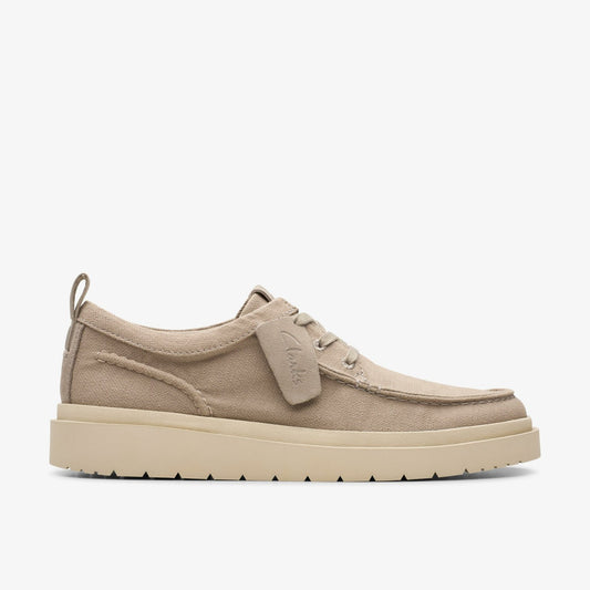 Clarks Essential / Polden Moc Grey Canvas