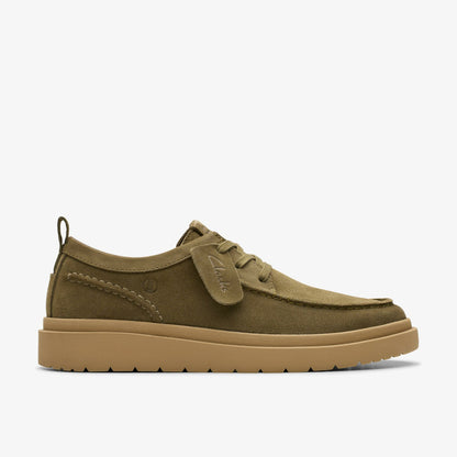 Clarks Premium / Polden Moc Olive Suede