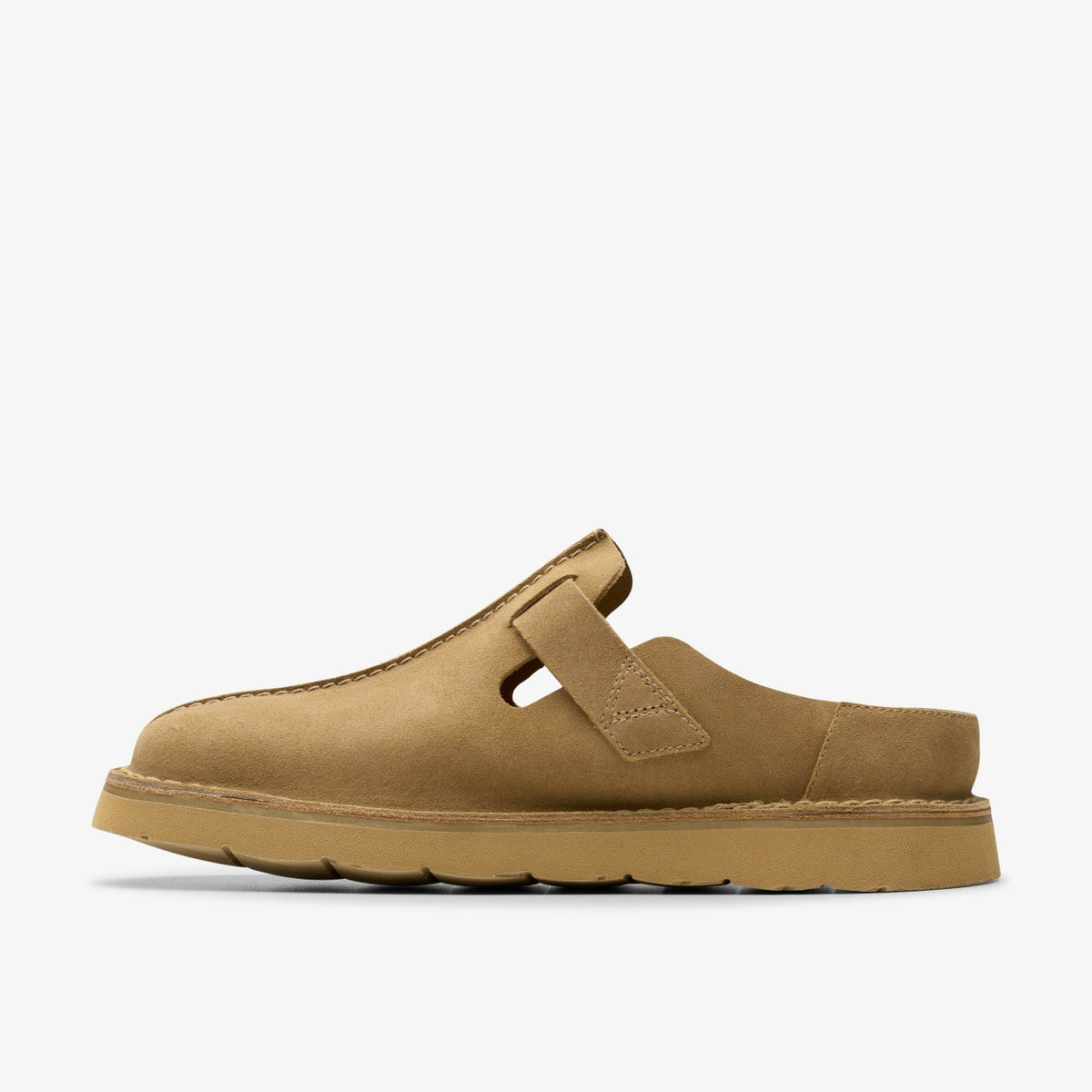 Clarks Best Seller / Solsbury Mule Dark Sand Suede