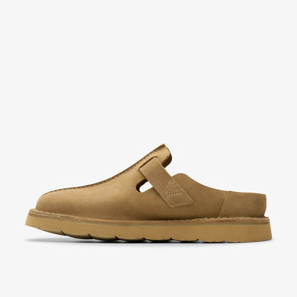 Clarks Best Seller / Solsbury Mule Dark Sand Suede
