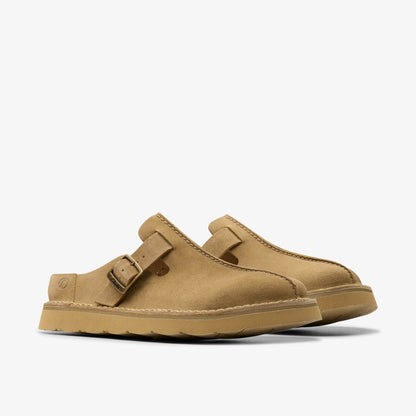 Clarks Best Seller / Solsbury Mule Dark Sand Suede