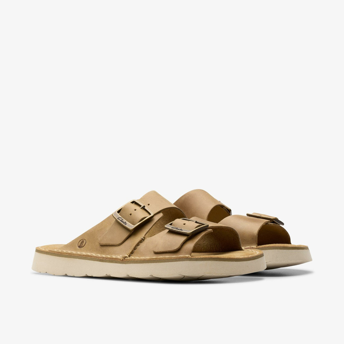 Clarks Best Seller / Solsbury Strap Dark Sand Leather