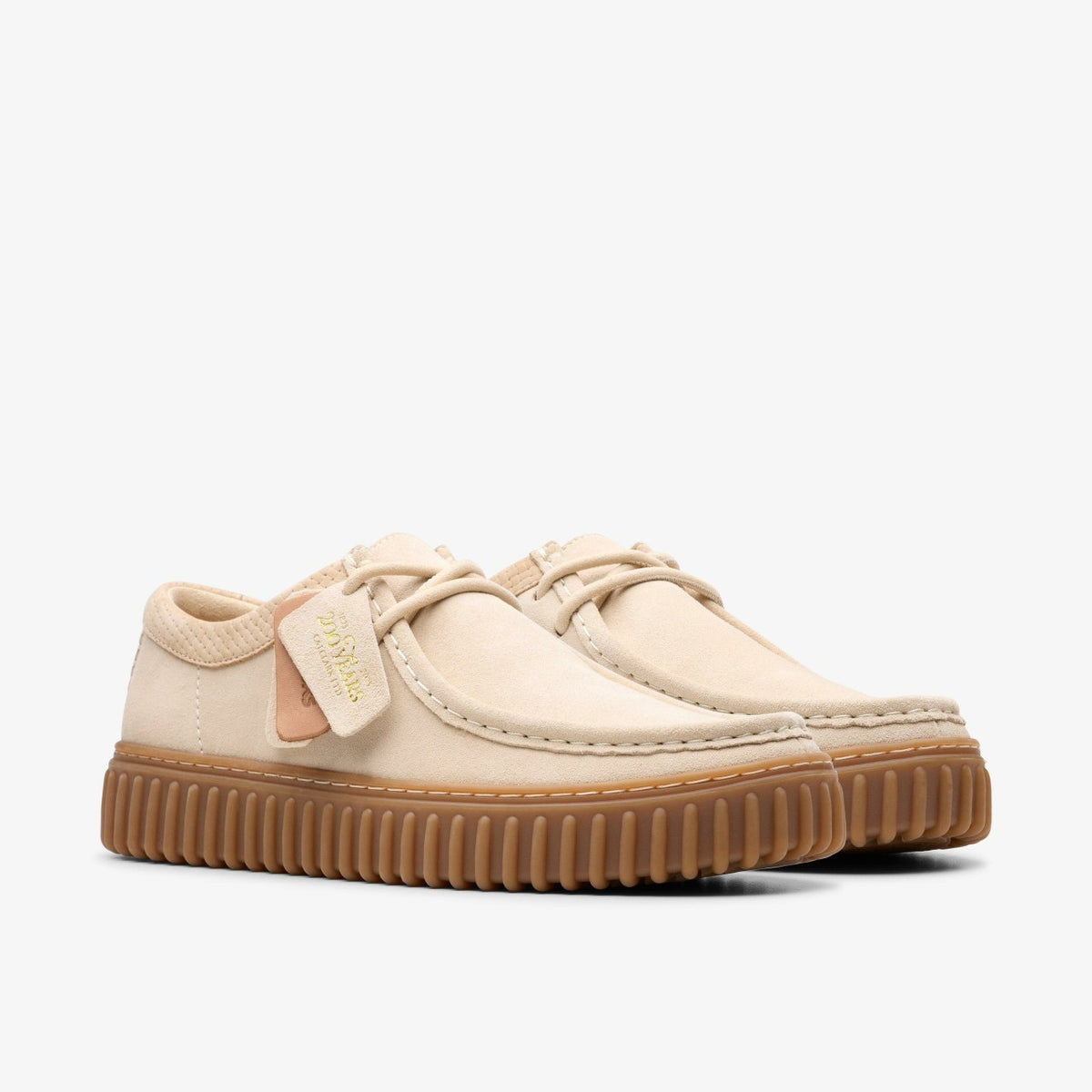 Clarks Great Value / Torhill Lo Ecru Suede