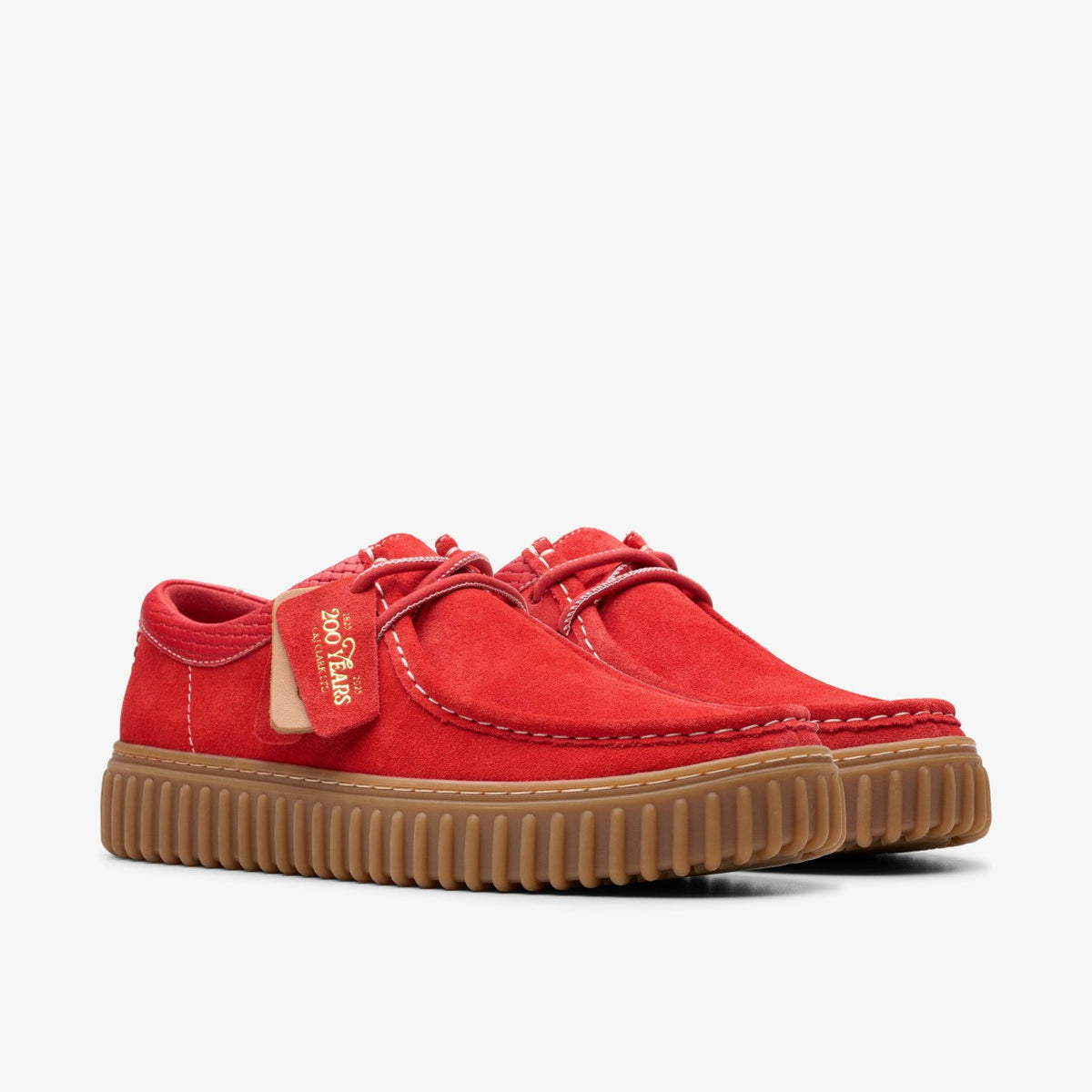 Clarks Great Value / Torhill Lo Red Suede