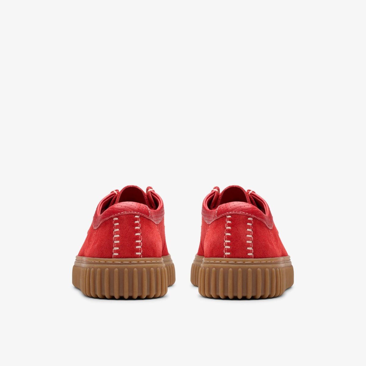 Clarks Great Value / Torhill Lo Red Suede