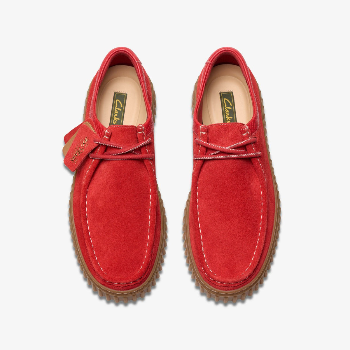Clarks Great Value / Torhill Lo Red Suede