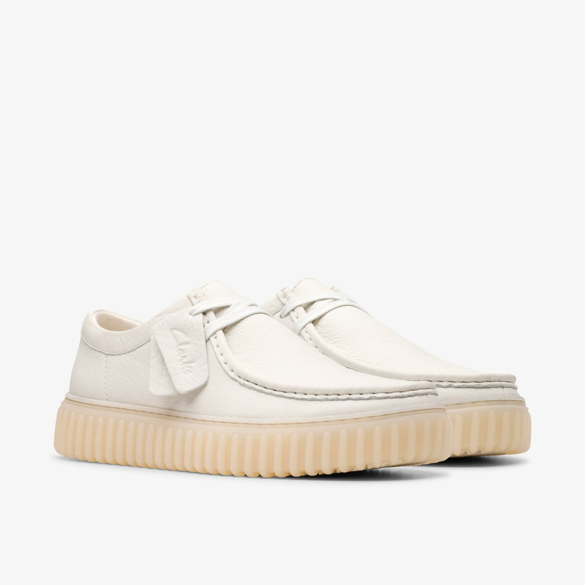 Clarks Classic / Torhill Lo White Leather