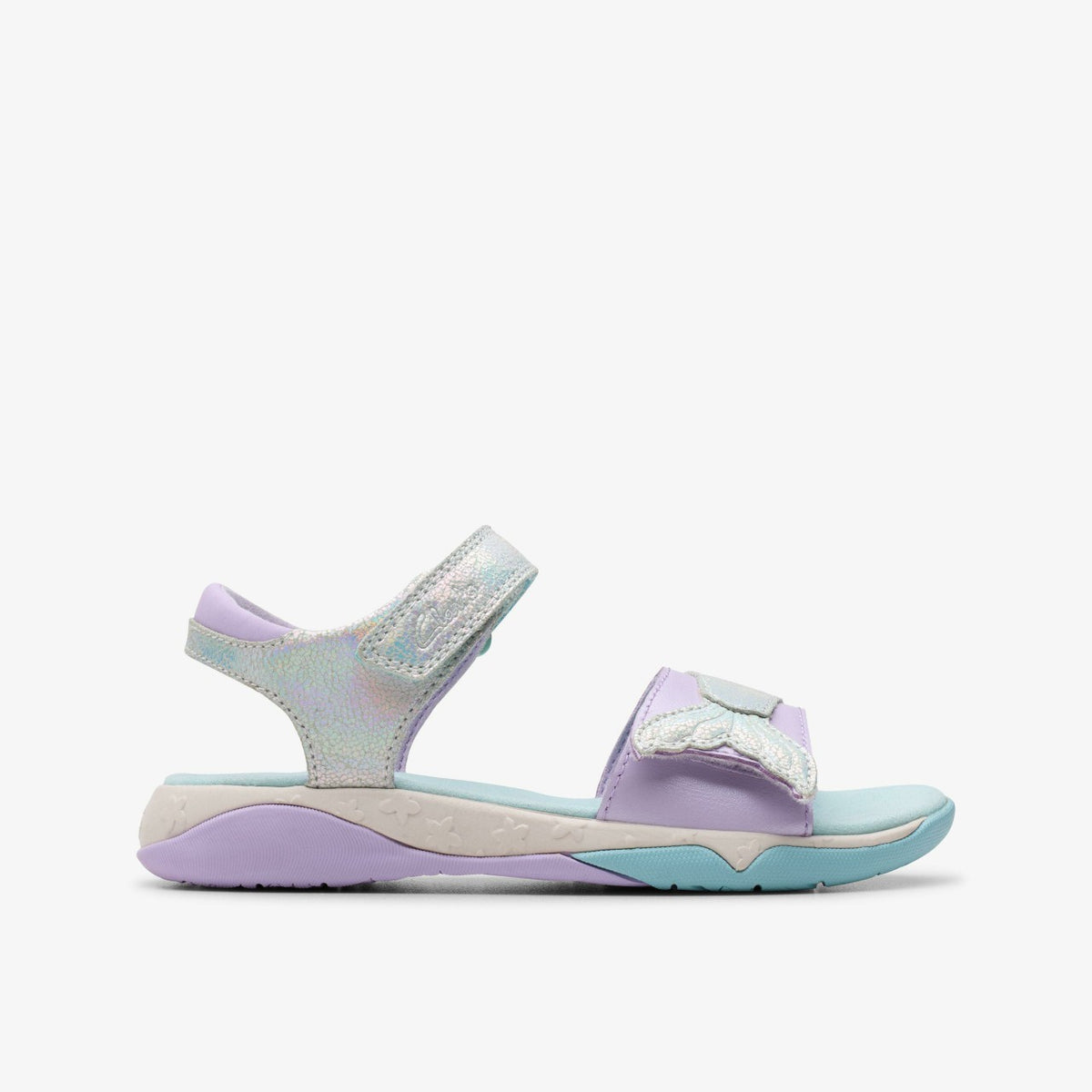 Clarks Quality / Osian Spark Kid Purple Metallic