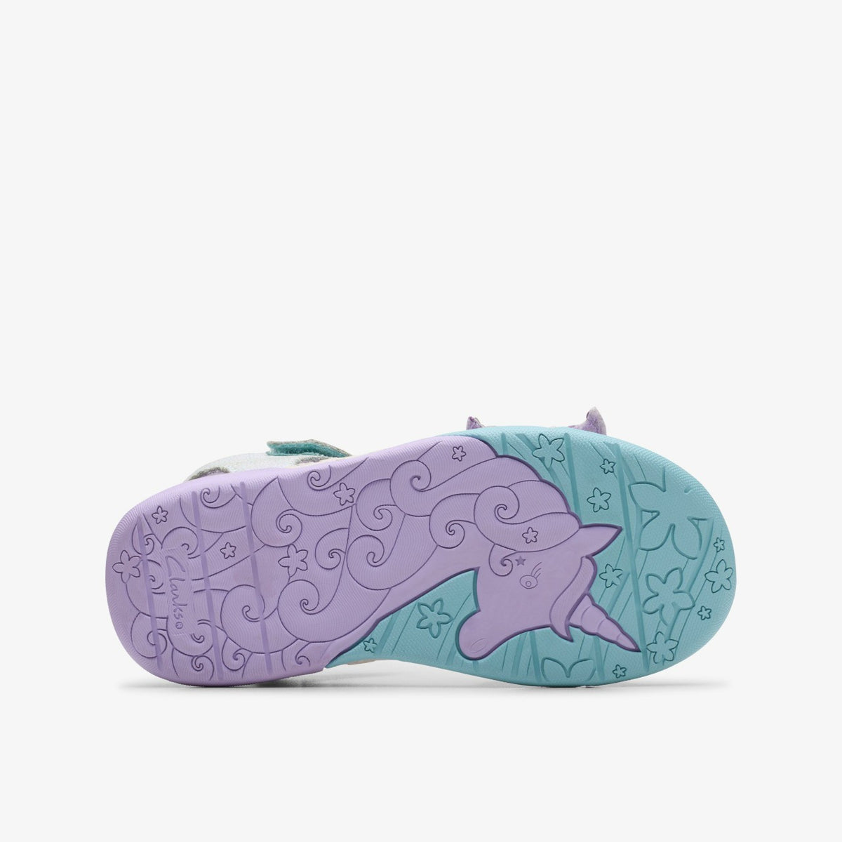 Clarks Quality / Osian Spark Kid Purple Metallic