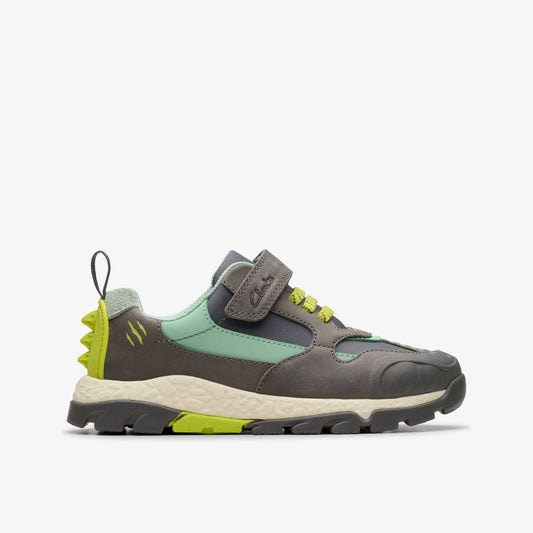 Clarks Hot Sale / Steggy 2 Park Kid Grey/Green