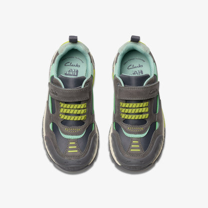 Clarks Hot Sale / Steggy 2 Park Kid Grey/Green