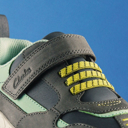 Clarks Hot Sale / Steggy 2 Park Kid Grey/Green