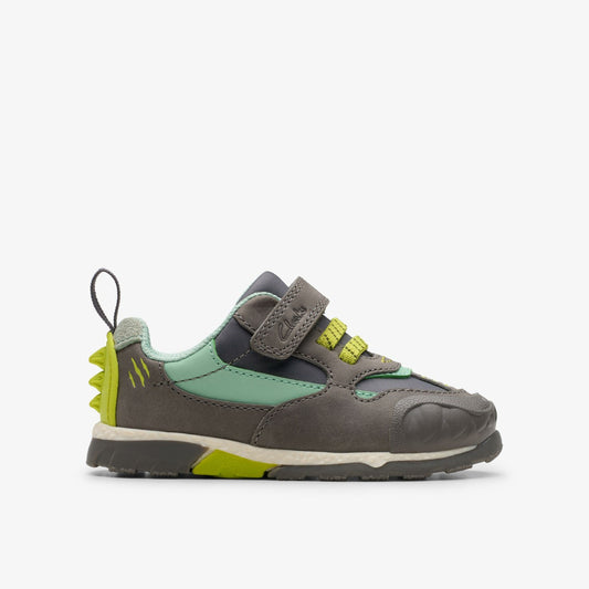 Clarks Sale / Steggy 2 Park Toddler Grey/Green