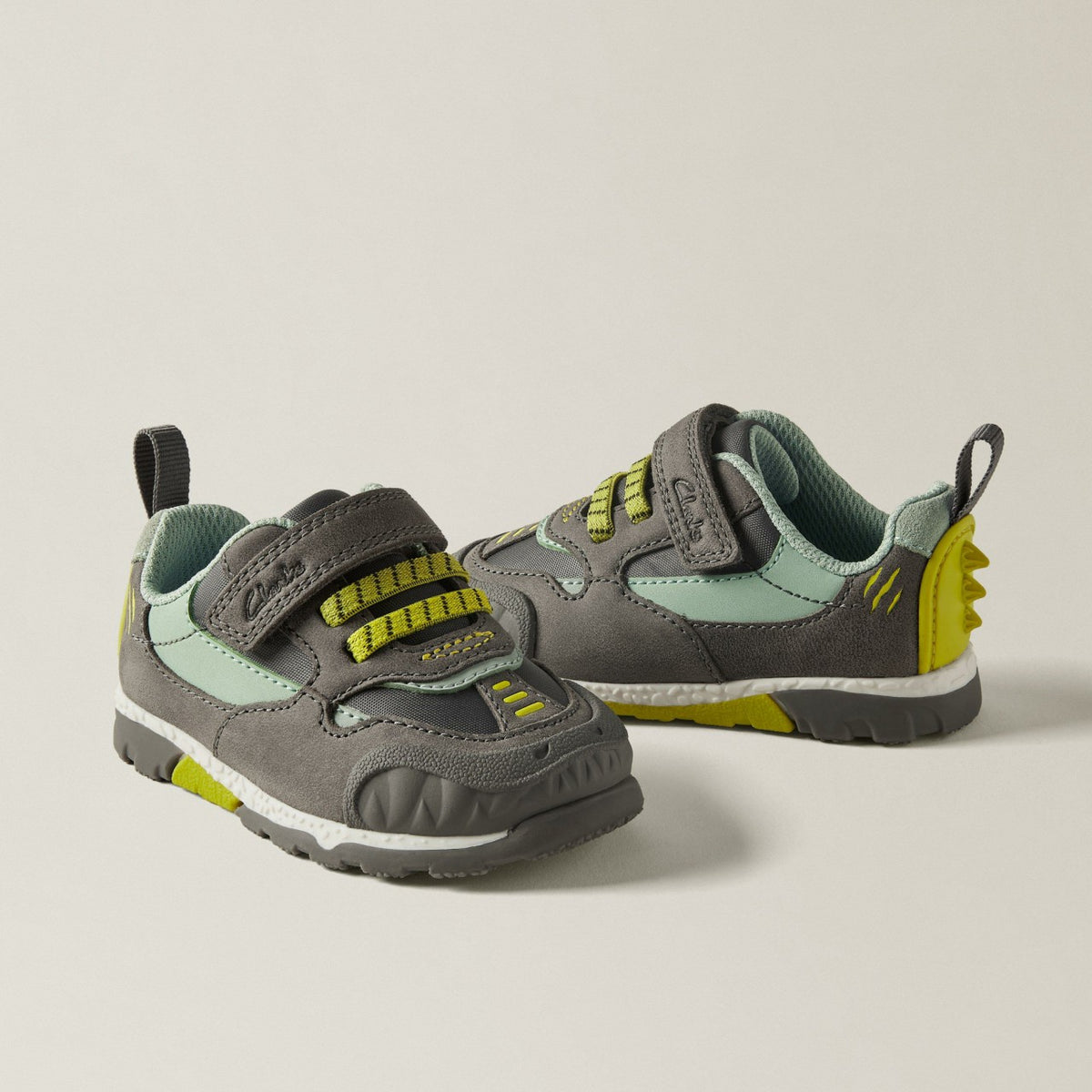 Clarks Sale / Steggy 2 Park Toddler Grey/Green