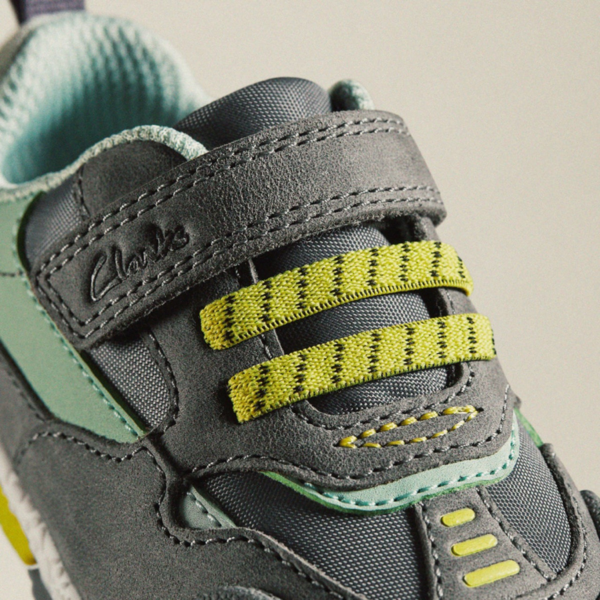 Clarks Sale / Steggy 2 Park Toddler Grey/Green