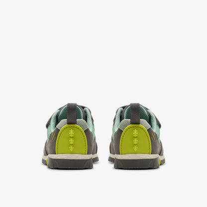 Clarks Sale / Steggy 2 Park Toddler Grey/Green