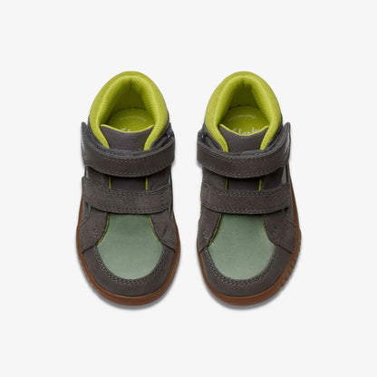 Clarks Latest / Oslo Play Toddler Grey/Green