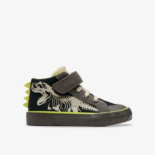 Clarks Value / Foxing Rex Hi Toddler Black Canvas