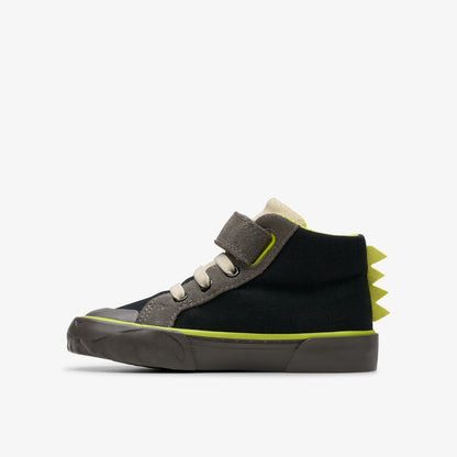 Clarks Value / Foxing Rex Hi Toddler Black Canvas