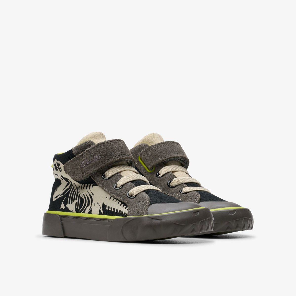Clarks Value / Foxing Rex Hi Toddler Black Canvas