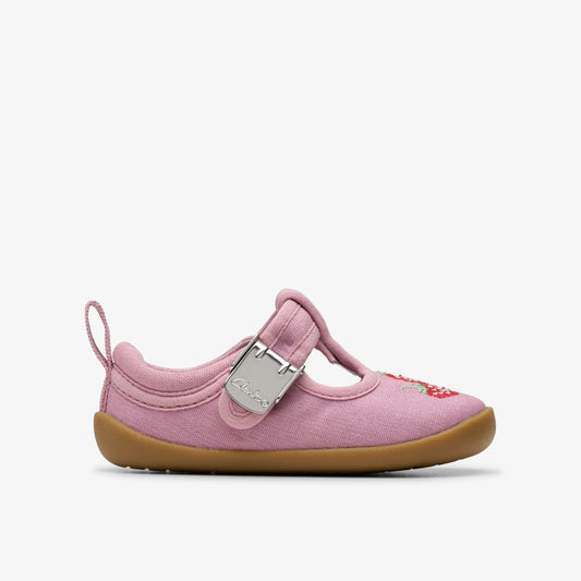 Clarks Trending / Roamer Grow Toddler Pink Canvas