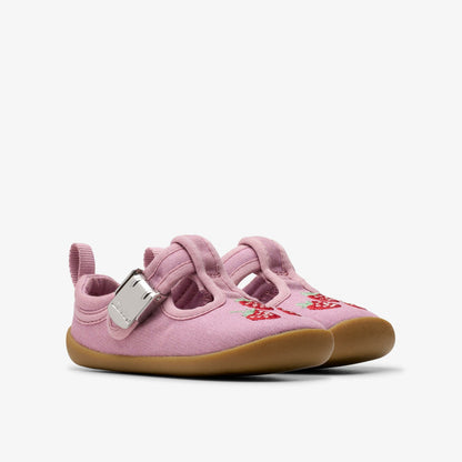 Clarks Trending / Roamer Grow Toddler Pink Canvas