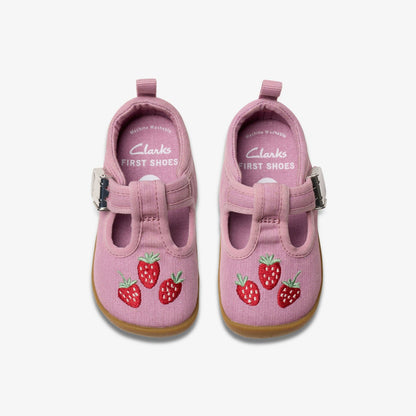Clarks Trending / Roamer Grow Toddler Pink Canvas