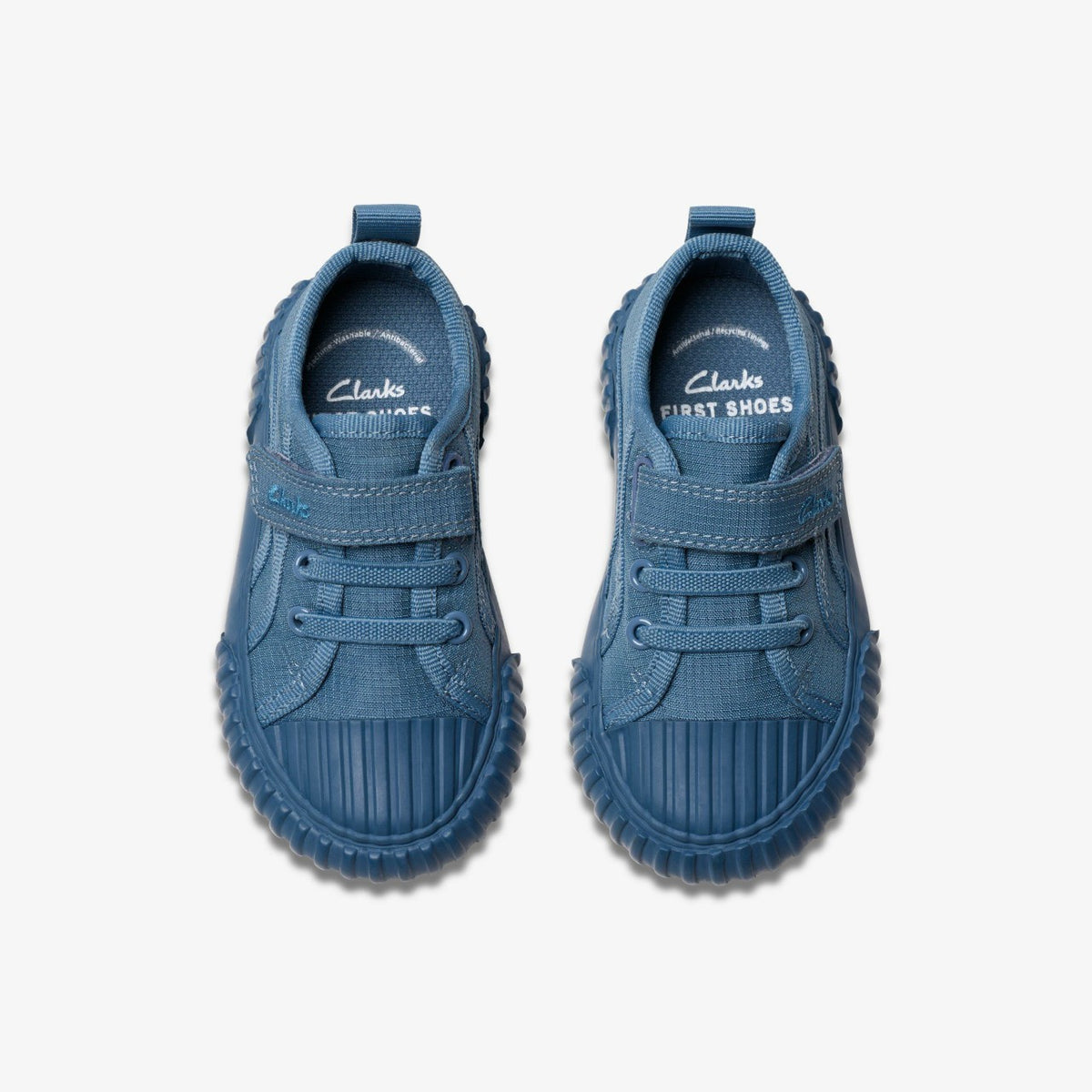 Clarks Smart Buy / Foxing Stitch Toddler Blue Fabric