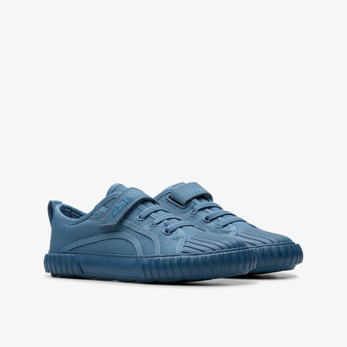 Clarks Premium / Foxing Stitch Kid Blue Fabric