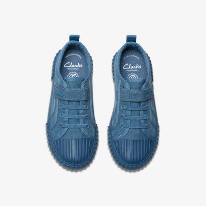 Clarks Premium / Foxing Stitch Kid Blue Fabric