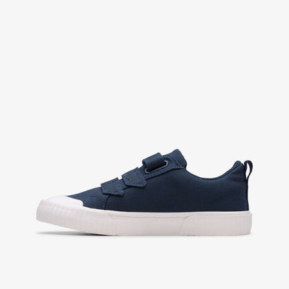 Clarks Great Value / Foxing Vibe Kid Navy Canvas