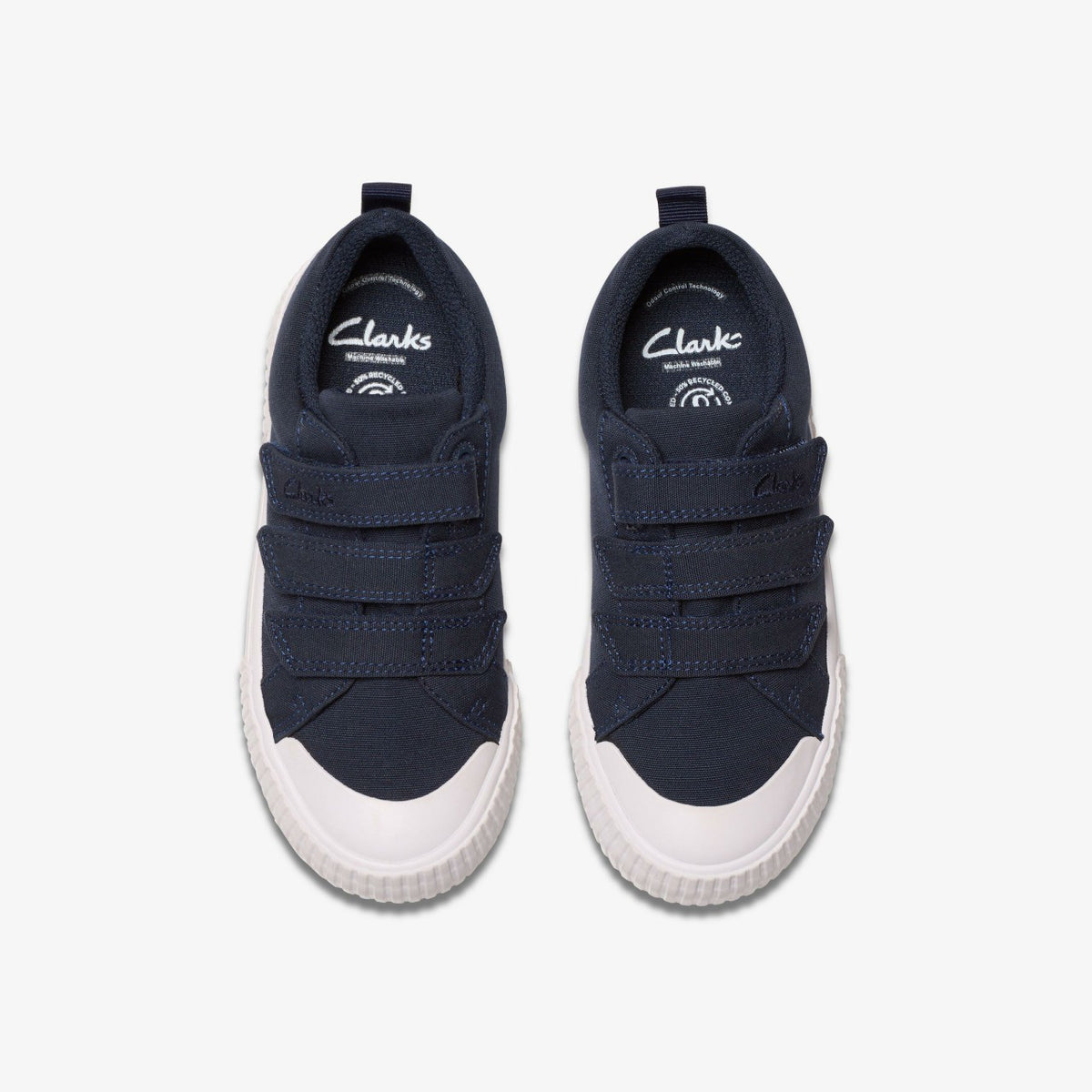 Clarks Great Value / Foxing Vibe Kid Navy Canvas
