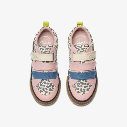 Clarks Deals / Foxing Vibe Kid Ecru Canvas