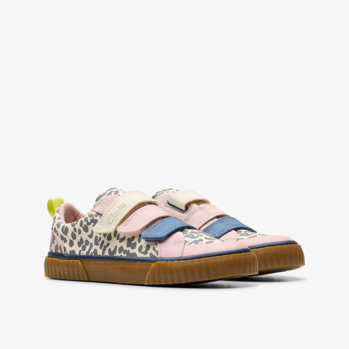 Clarks Deals / Foxing Vibe Kid Ecru Canvas