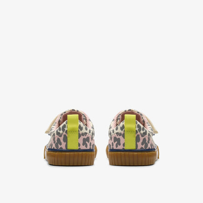 Clarks Deals / Foxing Vibe Kid Ecru Canvas