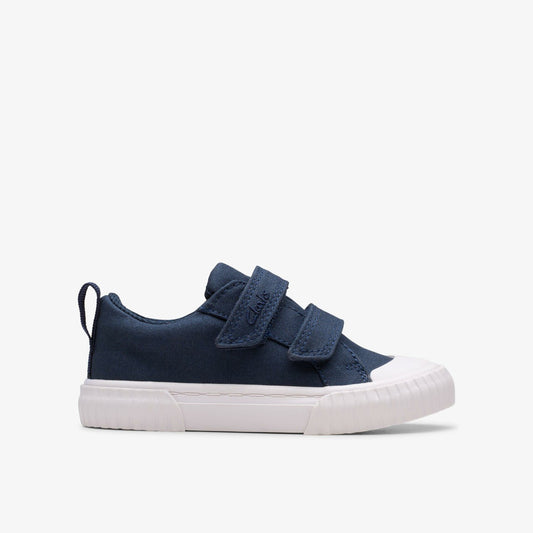 Clarks Great Value / Foxing Vibe Toddler Navy Canvas