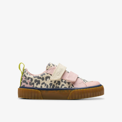 Clarks Best Price / Foxing Vibe Toddler Ecru Canvas