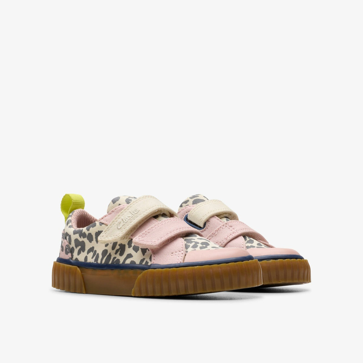 Clarks Best Price / Foxing Vibe Toddler Ecru Canvas