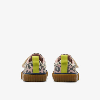 Clarks Best Price / Foxing Vibe Toddler Ecru Canvas