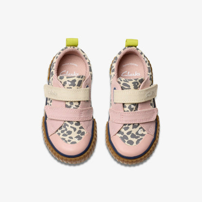 Clarks Best Price / Foxing Vibe Toddler Ecru Canvas