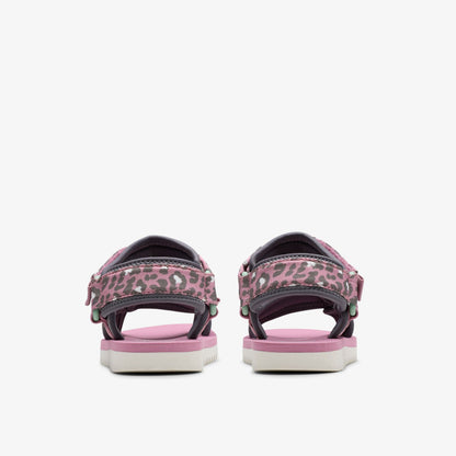 Clarks Best Price / Peak Web Kid Pink/Print