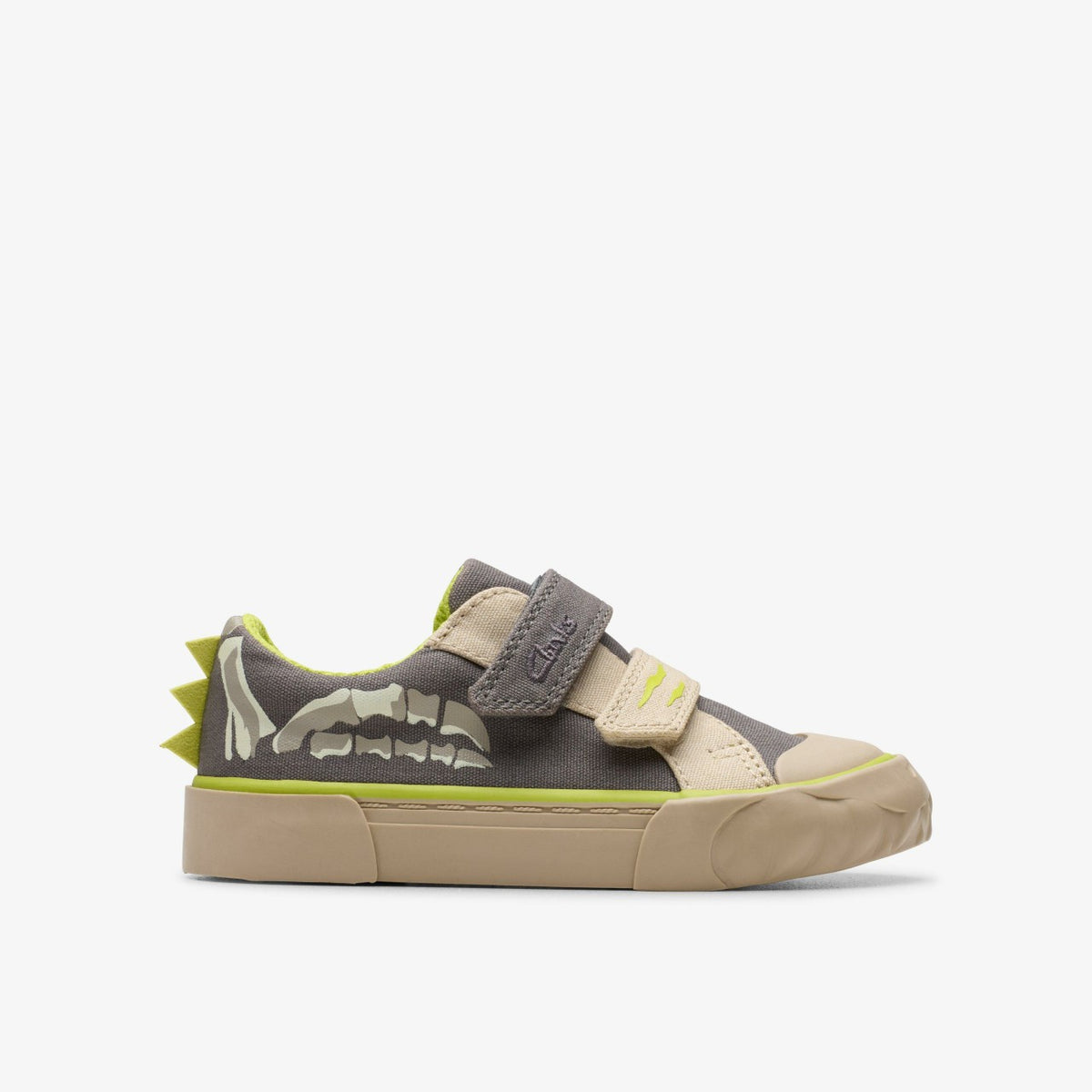 Clarks Latest / Foxing Stomp Toddler Grey Canvas